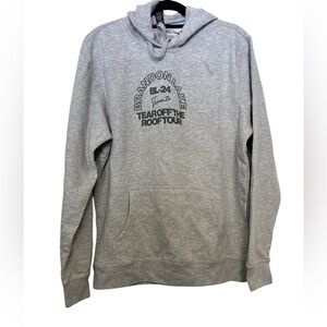 Brandon Lake BL-24 Toronto Tear Off The Roof Tour Gray Hoodie. Size Large